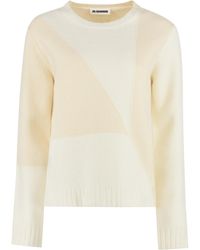 Jil Sander - Crew-Neck Wool Sweater - Lyst