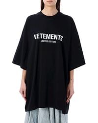 Vetements - Limited Edition Logo T-Shirt - Lyst