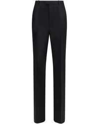 Gucci - Silk Faille Pants - Lyst