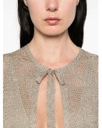 Fabiana Filippi - Tie-Detail Long Cardigan - Lyst