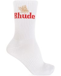 Rhude - Socks With Logo - Lyst