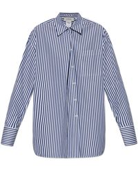 Sportmax - Firma Striped Button-Up Shirt - Lyst