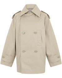 Balenciaga - Trench Coat Cotton & Raincoats - Lyst