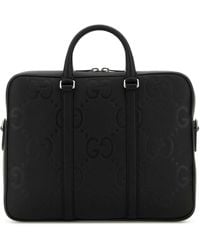 Gucci - Leather Briefcase - Lyst