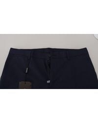 Dolce & Gabbana - Linen Cotton Slim Trousers Chinos Pants - Lyst