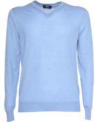 Fedeli - V-Neck Pullover - Lyst