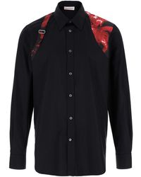 Alexander McQueen - Shirt With Floral Print - Lyst