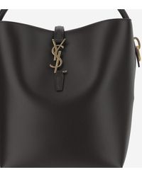 Saint Laurent - Glossy Leather Bag Shoulder - Lyst