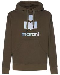 Save 5% Mens Clothing Activewear Isabel Marant Velvet Miley Hoodie in Black for Men gym and workout clothes Hoodies 