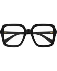 Gucci - Rectangle Frame Glasses - Lyst