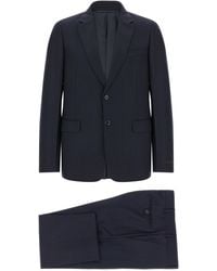 Prada - Prada Virgin Wool And Cashmere Pant Suit - Lyst