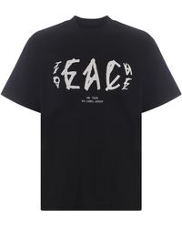 44 Label Group - T-Shirt 44Label Group Peace Made Of Cotton - Lyst