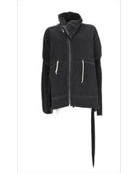 Rick Owens - Mountain Jacket With Asymmetric Zip Cotton - Lyst