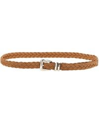 Brunello Cucinelli - Braided Inverted Calf Belt - Lyst