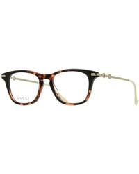 Gucci - Eyeglasses Square Full Rim, Havana- Frame And Clear Demo Lens Gg0919O003 Sunglasses - Lyst