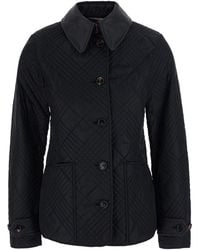Burberry - Jacket Fernleigh Polyamide Coat - Lyst