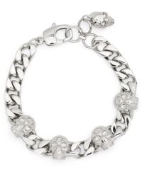 McQueen - 'Skull' Bracelet - Lyst