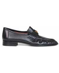 Chloé - Soft Lambskin Leather Letti Loafers - Lyst