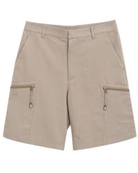 Dior - Beige Cotton Cargo Shorts - Lyst