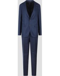 Tagliatore - Linen Single-Breasted Tailored Suit - Lyst