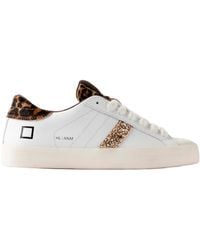Date - Sneakers Hill Low Animalier Leopard - Lyst