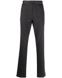 Ferragamo - Elasticated-Waistband Straight-Leg Trousers - Lyst