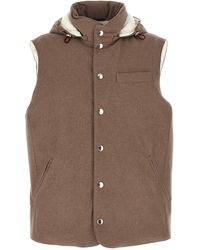 Brunello Cucinelli - Padded Wool Vest - Lyst