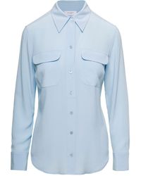 Equipment - Light Slim Shirt With Chest Patch Pocket - Lyst