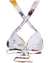 Dolce & Gabbana - Triangle Bikini Top - Lyst