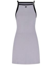 Courreges - Dress With Logo - Lyst