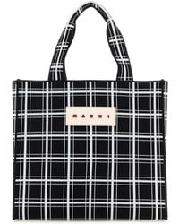 Marni - Embroidered Jacquard Shopping Bag - Lyst