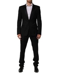 Dolce & Gabbana - 2 Buttons Jacket Formal Piece Suit Wool - Lyst