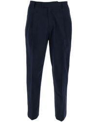 Low Brand - Cotton Pants With Details - Lyst