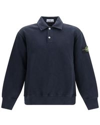 Stone Island - Cotton Sweatshirt Clothing - Lyst