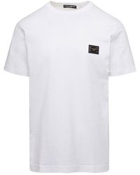 Dolce & Gabbana - Crew-Neck Cotton T-Shirt - Lyst