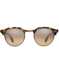 Garrett Leight - Oakwood Sun Tuscan Tortoise-Brushed/ Layered Mirror Sunglasses - Lyst