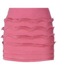 Blumarine - Short Stretch Skirt - Lyst