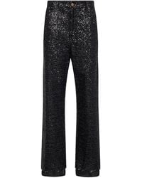 DARKPARK - Sequin Denim Sienna Split Jeans - Lyst