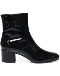 Celine - Triomphe Zip-Up Boots - Lyst