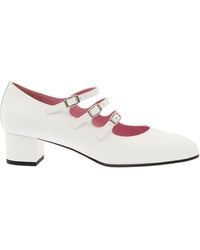 CAREL PARIS - Kina Mary Janes With Straps And Block Heel - Lyst