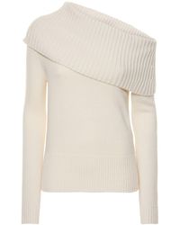 Michael Kors - Elegant Sweater With Asymmetric Collar And Neckline - Lyst