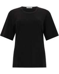 Lemaire - T-Shirt Rib Cotton T-Shirts - Lyst