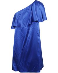 Saint Laurent - Short One-sleeve Dress - Lyst
