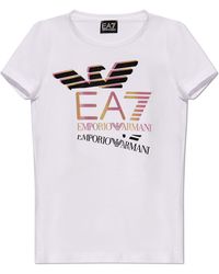 EA7 - Emporio Armani T-Shirt With Logo - Lyst