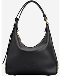 Tod's - Mini Leather Bag Metal Dots Calfskin Shoulder - Lyst