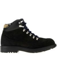 Burberry - Suede Moor Ankle Boots - Lyst