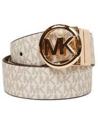 Michael Kors - Michael Kors Reversible Logo-Buckle Belt - Lyst