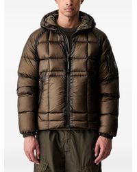 C.P. Company - Nylon D.D. Shell Hooded Down Jacket With Lens Detail - Lyst