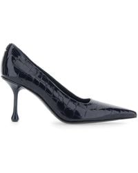 Jimmy Choo - Pumps Ixia 80 Shiny Croc Embossed - Lyst