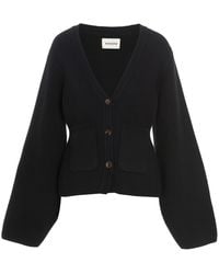 KHAITE - Scarlet Cashmere Cardigan - Lyst